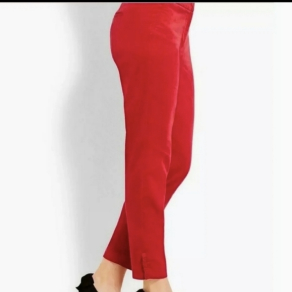 RSVP Talbots red velvet trousers - Picture 1 of 16